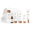Vivier skincare product set with bottles and a pouch on a white background
