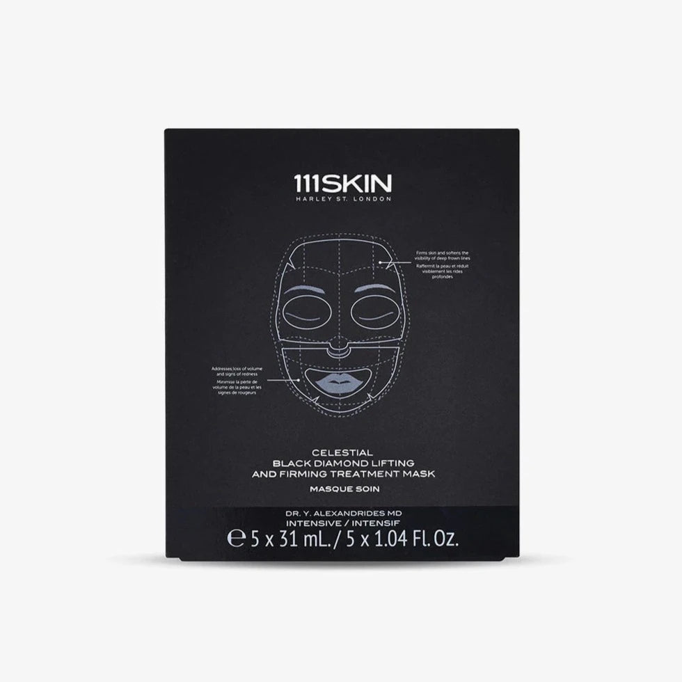 Village Wellness Spa - 111Skin Celestial Black Diamond Lift and Firm Face Mask - 1 sheet