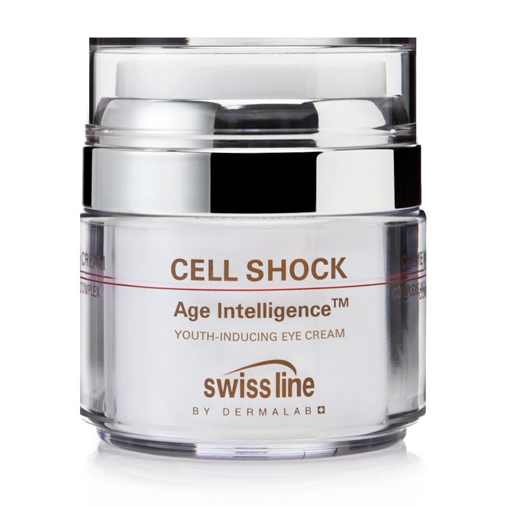 Village Wellness Spa - Swissline CELL SHOCK Age Intelligence Youth Inducing Eye Cream - Full Size 15ml