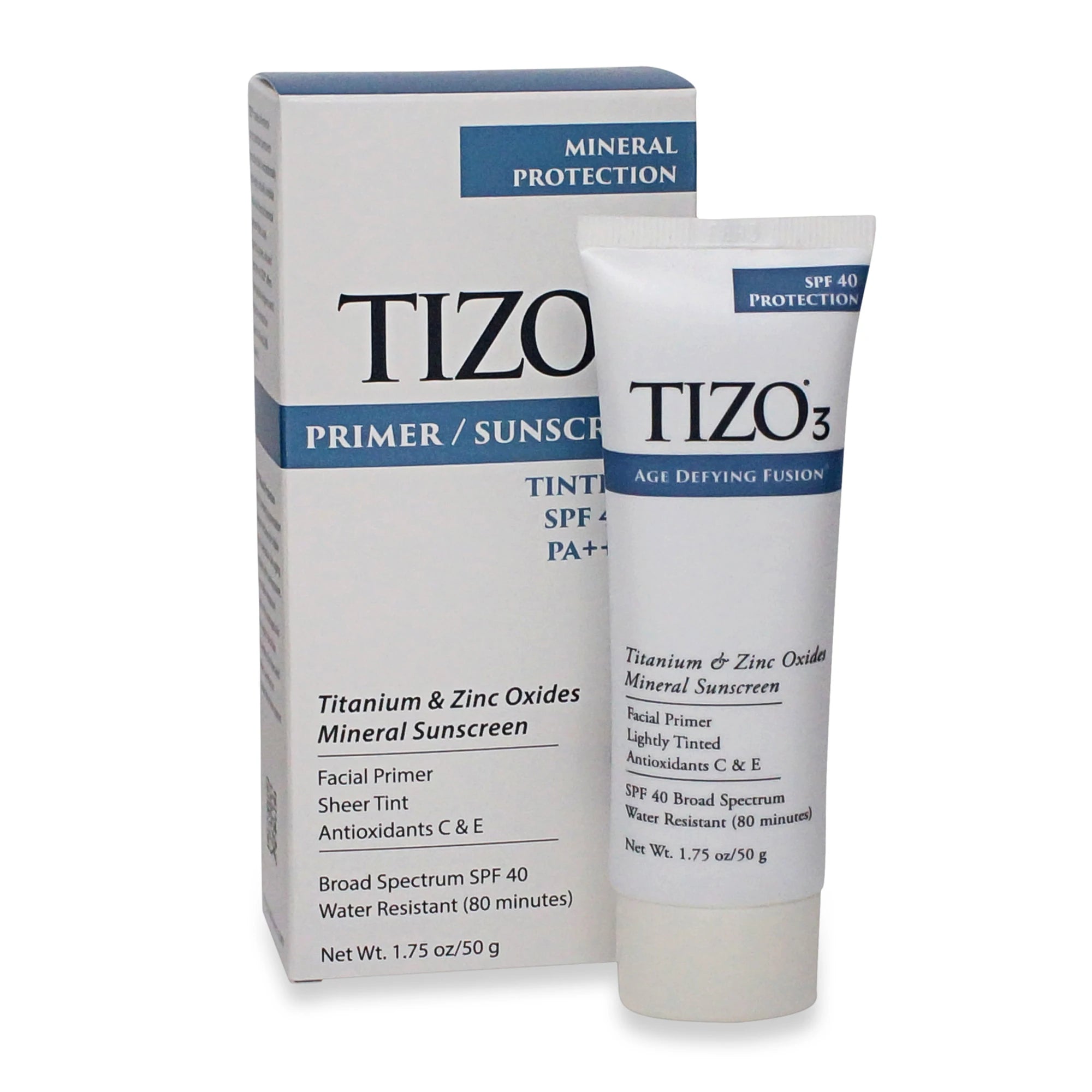 Tizo3 Primer/Sunscreen Tinted SPF 40