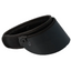 Black visor with a brand logo on a white background