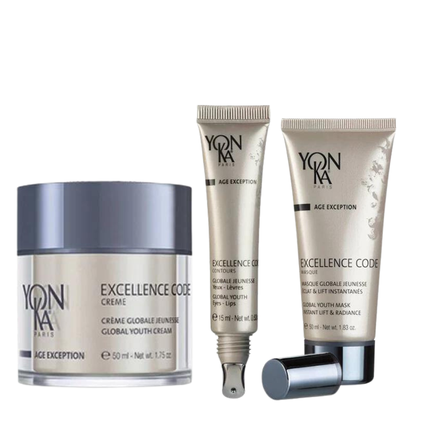 Yonka Excellence Code Bundle - Premium Anti-Aging Skincare System ...