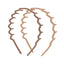 Recycled Plastic Zig Zag Headband 2-Pack — Neutral