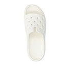 White sandal on a white background