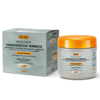 Village Wellness Spa - Guam 3 Min Intense Heat Mud Fangodoccia Termico, Anti-cellulite Slimming Thermal Shower Mud - Full Size 400ml