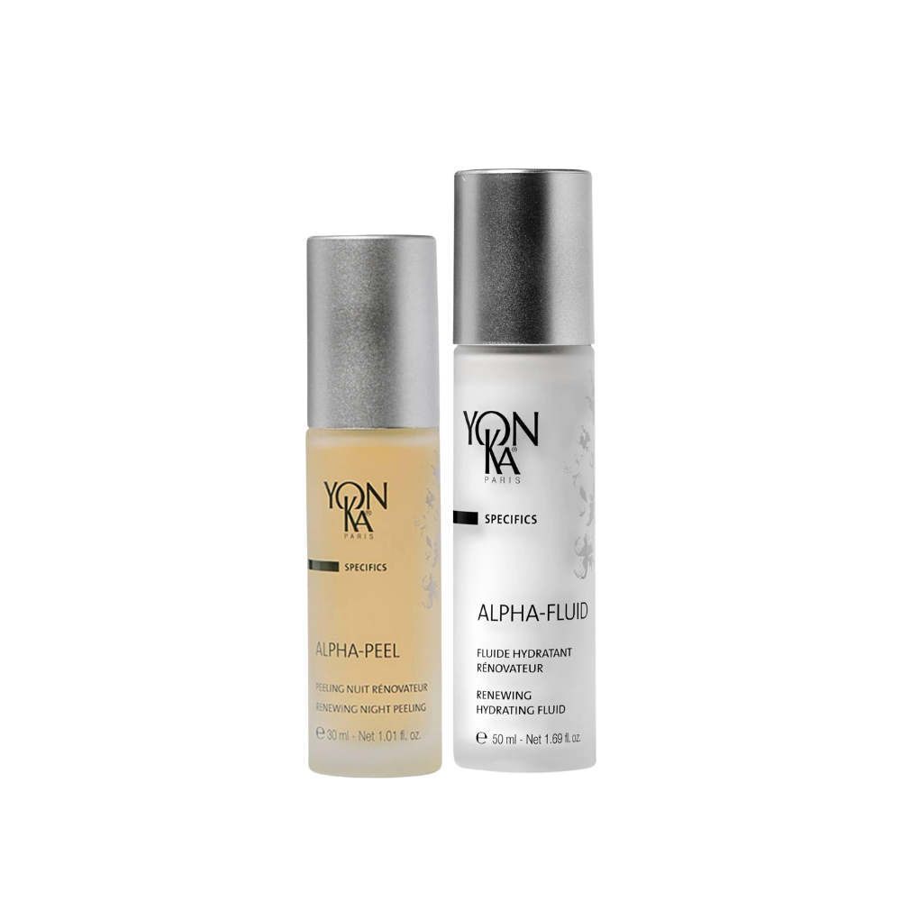 Yonka Alpha Peel & Fluid Bundle - Professional Skin Renewal Kit ...