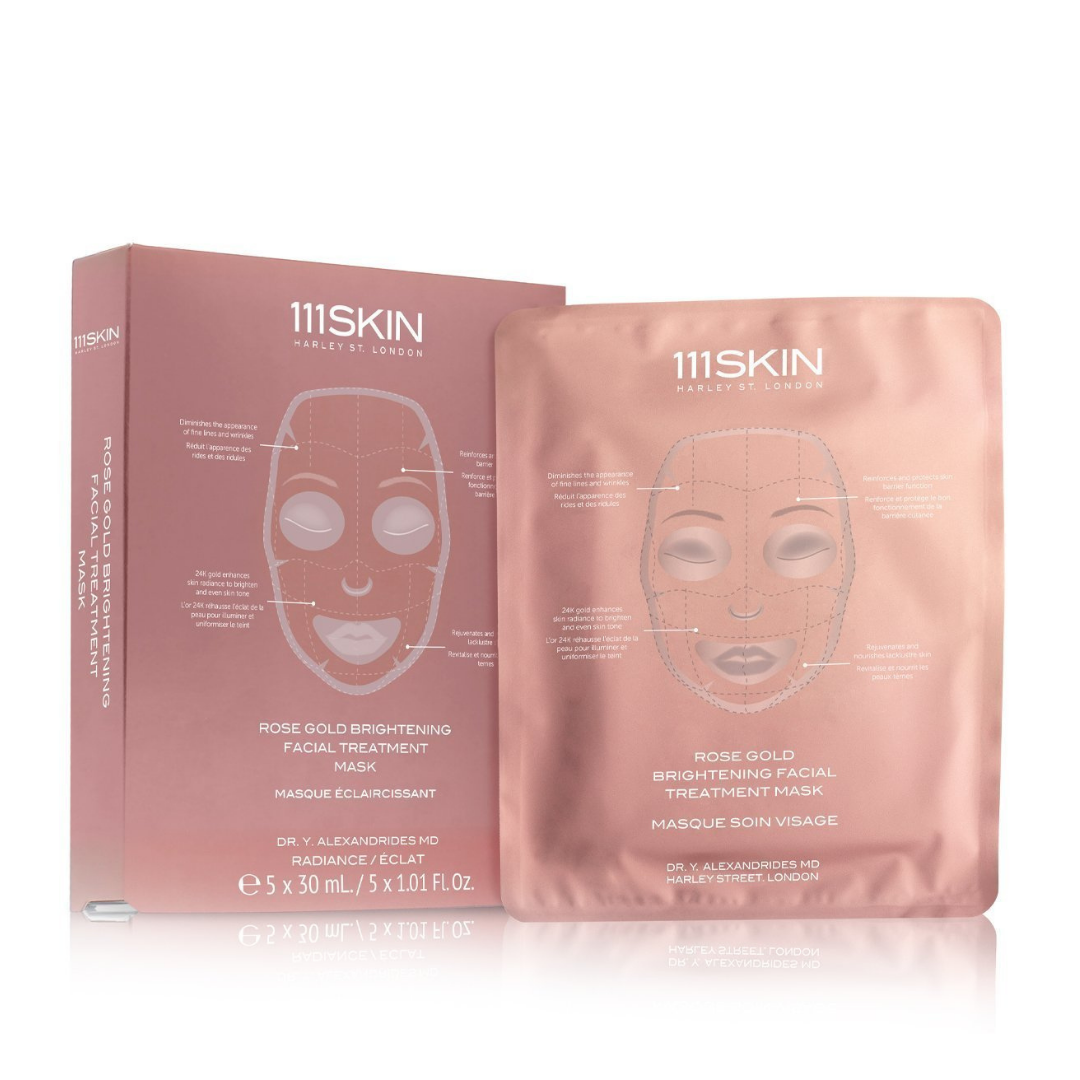Rose Gold Brightening Facial Mask Box