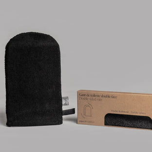 Village Wellness Spa - ECOTAO Black Double Sided Mitt